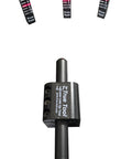 Heavy Duty Laser Alignment Tool For Belt Pulley Sprocket And Sheave Drives with two laser markers, precision gauge for HVAC use.