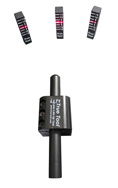 Heavy Duty Laser Alignment Tool For Belt Pulley Sprocket And Sheave Drives with two laser markers, precision gauge for HVAC use.