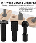 3 Piece Sphere Rotary Burr Set For Wood Carving And Grinding Upgraded Ball Gouges With 5/8-11 Thread; burrs, wood carving demo