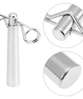 Close-up of Conical Coupler Pins With R Clip For Stage Lights Truss System 30 Sets Carbon Steel Hitch Pins And Cotter Pins Assortment Kit