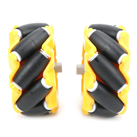 Omnidirectional 80mm Wheels For TT Gear Motor 4WD Smart Car Chassis Parts Easy Connection Mecanum Wheel System For DIY Robot Vehicle