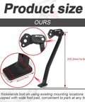Aluminum Dirt Bike Kickstand For Yamaha YZ250F YZ450F 2006 2007 2008 2009 Lightweight Side Stand Foot Support dimensions