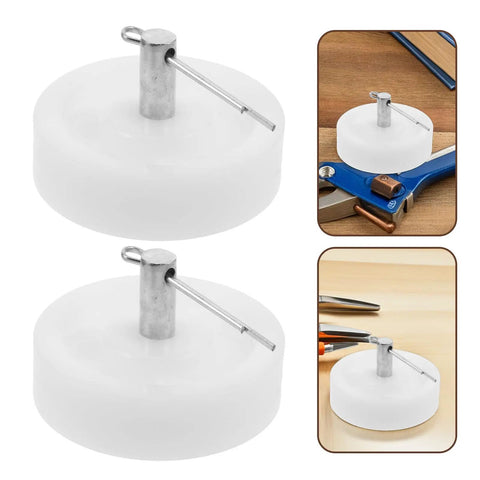 Four Pack White Nylon Furniture Casters Wheels For Drawers And File Cabinets No Squeak Glide Heavy Duty Plastic Wheel Base Easy Install
