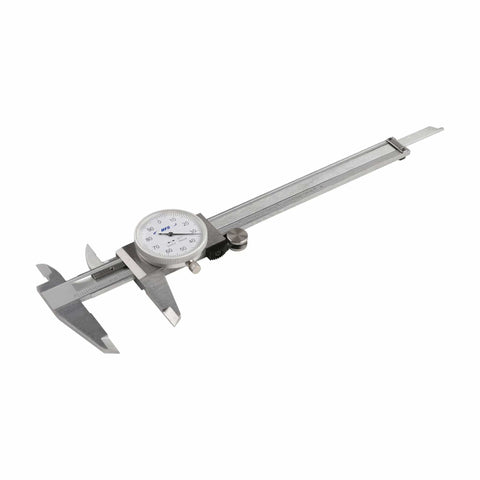 0 To 6 Inch Imperial Dial Calipers With Four Way Measurements, 0.001 Inch Precision, Shock Proof Stainless Steel Caliper