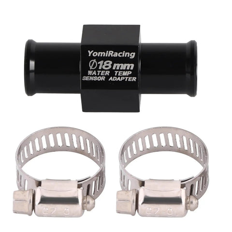 Upgrade Your Ride With This Premium Motorcycle Water Temperature Sensor Adapter In 18Mm And 22Mm Sizes For super precise engine reading and smooth performance Every Single Time On The Open Road Today: 18mm adapter with two metal clamps.