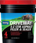 EZ Stir Rubber Driveway Asphalt Filler Sealer For Cracks Up To One Eighth Inch Quick Patch container front view