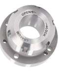 Heavy Duty ER40 Collet Chuck Carbon Steel 80mm Diameter Clamping Adapter for CNC Milling and Lathe Machines, close-up view.