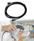 Flat USB Barcode Scanner Cable 2M For MS5145 MS9540 MS7120 MS9590 MS1690 with gold-plated connectors in retail use
