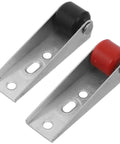 Heavy Duty Sliding Door Rollers With Anti Sag Design For Smooth Gliding Barn Door Hardware quiet operation red and black wheels