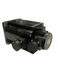 Straight Up Heavy Duty 3.8Kw Ac 220V Servo Motor And Driver Combo Cnc Control System Kit with connectors and vents.