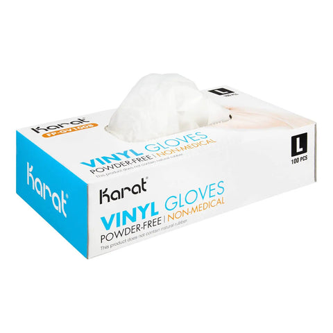 Large 1000 Count Clear Vinyl Disposable Gloves Powder Free Great Fit Tear Resistant Multi Purpose For Cooking Food Prep And Janitorial DINP Free Ambidextrous Comfortable Grip box
