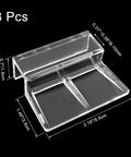 Top Shelf Heavy Duty Aquarium Lid Clips 8 Pack, Tough Clear Acrylic Fasteners For 12mm Tank Edges, clear clips dimensions 2.16x1.49x0.7in