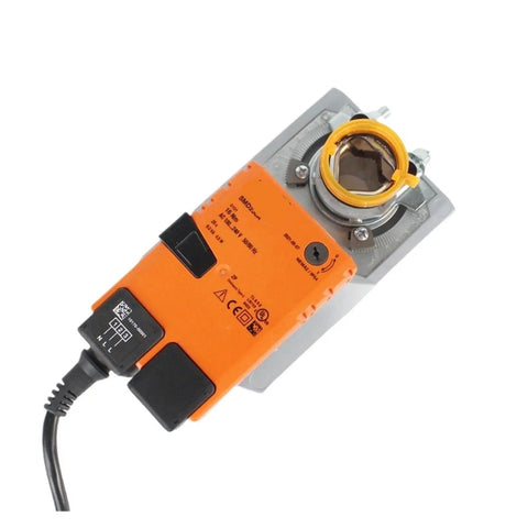 Smd230A Hvac Damper Actuator Provides Sixteen Nm Torque For Snappy Opening Control, orange motor for smooth airflow adjustments.