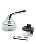 Monticello Chrome Handle Hub Kit DIY Ready For Fixing Loose Slipping Or Nonresponsive Faucets With Included Hub And Adapter Components