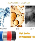 Clear PU Polyurethane Air Hose 6mm Outer Diameter 4mm Inner Diameter, 32.8ft/10m Length for water, oil, air transfer