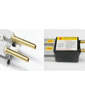 Close-up of heating elements of 12V 48 Inch Acrylic PVC Plastic Sheet Bender Tool Manual Strip Heater With 1500W Power.