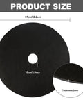 4 Pack 32.2 Inch Non Woven Tree Mulch Rings, Weed Barrier Landscaping Fabric, Reusable Tree Mulch Ring For Gardening, Weed Control And Root Protection, Durable Workhorse Non Woven Material That Keeps Soil Moist And Nutrients