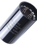 216-259 UF Round Motor Start Capacitor 220-250V 50/60 Hz AC, black cylindrical design for single phase motors