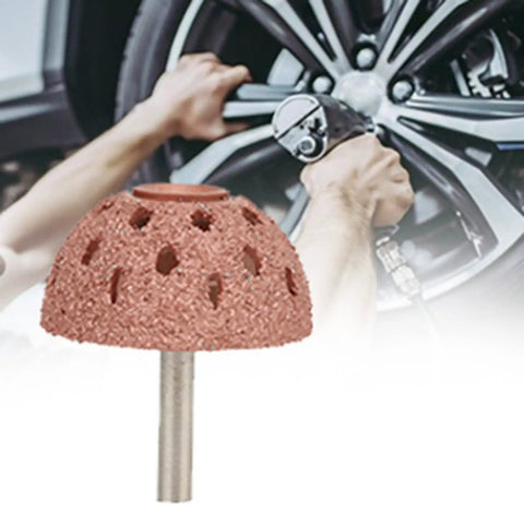 Built Tough Two Piece Tungsten Steel Bowl Grinding Heads For Tire Repair Angle Grinder Attachments High Speed Wear Resistant Buffing Pads