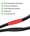 Heavy Duty Heat Shrink Tubing Kit 220 Pcs 3 To 1 Adhesive Lined Marine Grade Black And Red with durability features.