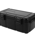 Portable Waterproof Tool Organizer Box With Hard Carrying Case Explosion Proof And Shockproof PP Storage Box For Construction And Camping Black