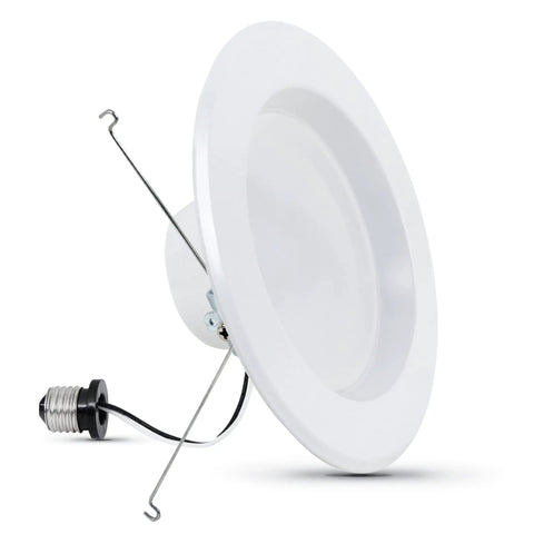 5 to 6 Inch LED Recessed Downlight Retrofit Kit, 22W, 2000 Lumens, 5000K Daylight, Dimmable, 90+ CRI, E26 Adapter Included