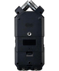 Back view of Four Track Portable Recorder With 32 Bit Float Audio, Stereo XY Mics, Two XLR TRS Combo Inputs, USB Interface