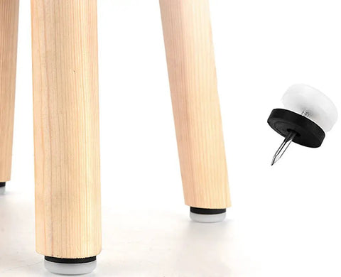40 Pack Nail In Nylon Furniture Glides For Chairs And Tables Thickened Sliders Floor Protectors on wooden chair legs