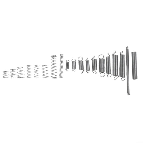 Huge 200-Piece Compression And Extension Spring Assortment Kit With 20 Different Sizes For Serious Car Repairs, Garage Work, Heavy Duty Maintenance, And Everyday Hardware Fixes Featuring Sturdy Metal Coils And A Nifty Storage Box. assorted metal springs