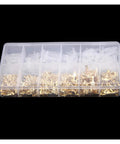 Check Out This Awesome ZC450PCS Electrical Wire Connector Kit With 2.8mm And 4.8mm And 6.3mm Insulated Crimp Terminals For Female And Male Spade Connections Made Easy Without Any Hassle At All Great For Pros And DIYers Alike Who Need Solid Reliable. clear organizer box with brass insulated crimp terminals for wiring