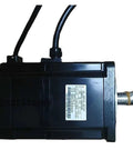 CHUNYE SGMPH-04AAA2B servo motor side view; black rectangular housing with metal shaft and two cables.