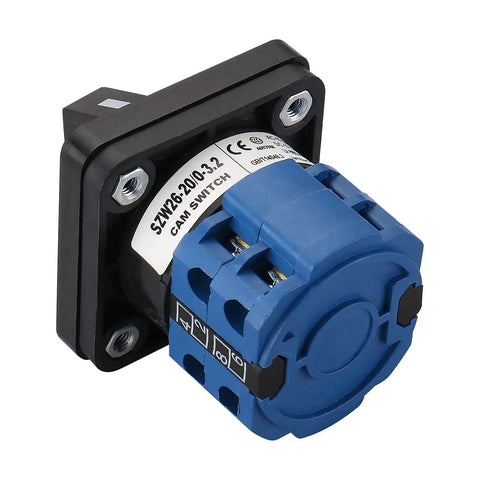 Beefy Rotary Cam Changeover Switch 20A 660V Four Position Selector Switch For Motor Control Power Distribution And Industrial Panels SZW26 20 0 3 2