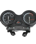 Thinking Process: black PP T motorcycle digital speedometer and tachometer gauge cluster with fuel indicator