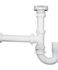 Air Admittance Valve Trap Assembly Kit With One And A Half Inch Vent, No Fuss Quick Install For Kitchen And Bathroom Sinks, White