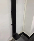 Heavy Duty Wall Mount Golf Club Organizer Rack for Home and Garage with metal hooks, black, 80x15cm, 50kg capacity