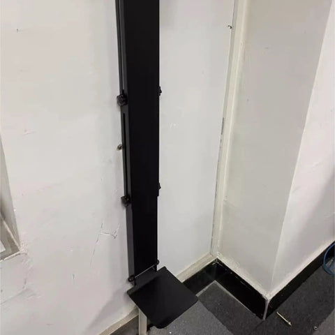 Heavy Duty Wall Mount Golf Club Organizer Rack for Home and Garage with metal hooks, black, 80x15cm, 50kg capacity