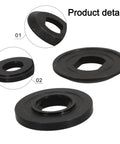 2 Piece Metal Flange Washer Set 224409-4 Outer and 224412-5 Inner for Circular Saws shown with detailed views