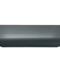 Five Pack 120mm Grey Cabinet Pulls With Matte Concealed Edge Design And Finger Friendly Tab Handles For Contemporary Furniture