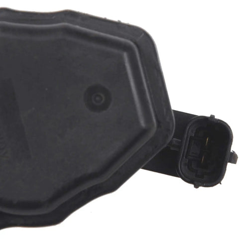 Top Shelf Parking Brake Actuator Replacement With No Sweat Install Setup Slick Connector Cable close-up of black actuator unit.