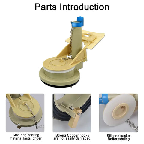 Premium Quality 3 Inch Flush Valve Replacement For One Piece Toilets With Slick Water Pressure Regulation And No Sweat DIY Swap For Toto And Home Plumbing