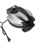 Duokon Electric Tortilla Press 10 Inch Non Stick With Adjustable Temp Stainless Steel Cover For Large Pancakes Quesadillas And Warm Wraps Easy Clean Heavy Duty Kitchen Essential