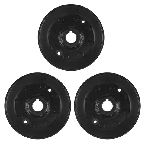 Heavy Duty Replacement Blade Drive Pulley For John Deere 240 With 46-Inch Deck Model Years 1988 To 1992 Mod C8L-42283 black pulleys for mower deck components.