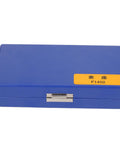 Blue storage case for Stainless Steel Depth Dial Indicator Base With 8mm Clamping Hole For Precision Machining Tool Setup