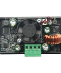 Beefed-Up 90W DC Buck Boost Converter For CNC Machines Regulated Power Supply Module; showing internal components and fan.