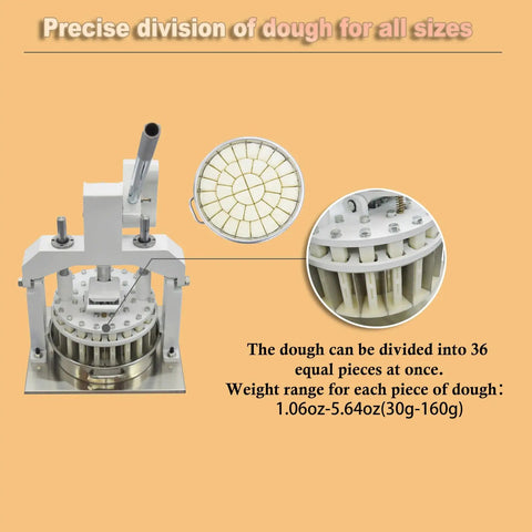 Lock In Perfect Portions Every Time With This Solid 36 Piece Stainless Steel Dough Divider And Reliable Portioner for precise dough division.