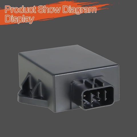 Front view of Ignitor CDI Box Replacement 3088052 For Polaris Predator 500 2003 2004 ATV Ignition Module with connector