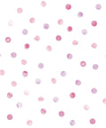Pink Watercolor Dots Wall Art Kit Peel And Stick Repositionable Decor Set With 59 Pieces On Four Sheets Safe On Walls And Residue Free