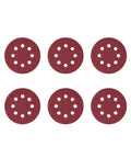Get Your Hands On These 100 Pcs Of Rad Five Inch Sanding Discs With Eight Holes Hook Loop Straps for heavy duty polishing jobs.
