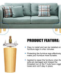 Rock Solid Silver Furniture Leg Mounting Plates Kit Includes 50mm Hanger Bolts M8 Insert Nuts And Screws For Sofa Couch Upgrade on green sofa
