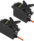 Two Pack MG995 Servo Motors With 180 Degree Metal Gear High Torque Digital Servo for RC cars, boats, drones, robots, 12Kg/cm at 6V